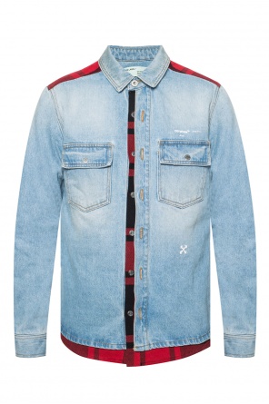 Distressed denim shirt, zdjęcie 1 Distressed denim shirt od Off White